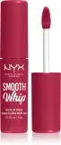 NYX Professional Makeup Smooth Whip Matte Lip Cream - Бархатная помадка с эффектом разглаживания, 4 мл, оттенок 08 Fuzzy Slippers — фото 1
