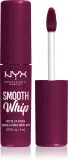 NYX Professional Makeup Smooth Whip Matte Lip Cream - Бархатная помадка с эффектом разглаживания, 4 мл, оттенок 11 Berry Bed Sheers — фото 1