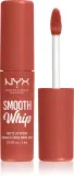 NYX Professional Makeup Smooth Whip Matte Lip Cream - Бархатная помадка с эффектом разглаживания, 4 мл, оттенок 04 Teddy Fluff — фото 1