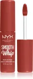 NYX Professional Makeup Smooth Whip Matte Lip Cream - Бархатная помадка с эффектом разглаживания, 4 мл, оттенок 03 Latte Foam — фото 1