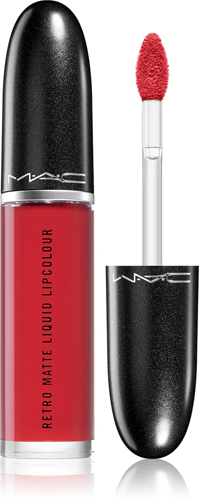 MAC Cosmetics Retro Matte Liquid Lipcolour - Матовая жидкая помада, 5 мл, оттенок Ruby Phew!