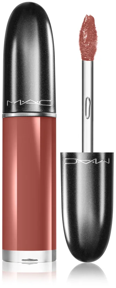 MAC Cosmetics Retro Matte Liquid Lipcolour - Матовая жидкая помада, 5 мл, оттенок Topped with Brandy