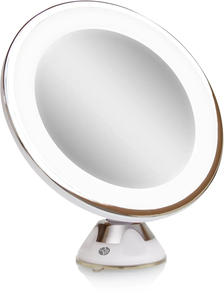 Зеркало RIO Multi-Use Led Mirror на присоске, с подсветкой, увеличение 5х, 1 шт