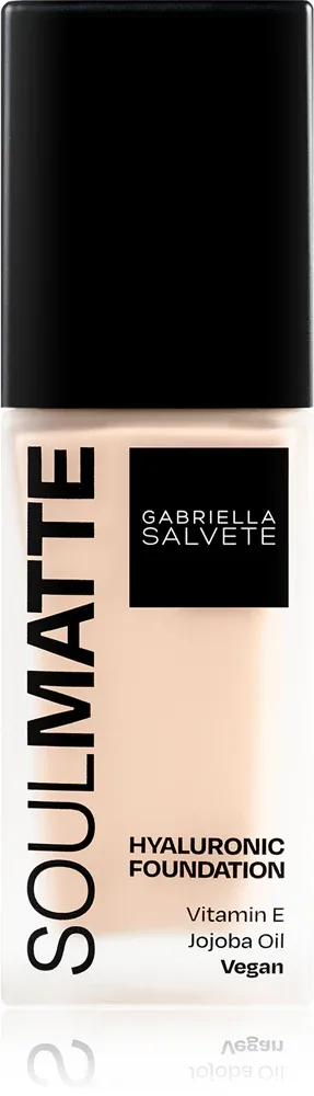 Gabriella Salvete SoulMatte Hyaluronic Foundation - Тональная основа с матовым покрытием, 30 мл, оттенок 02C Ivory Cold