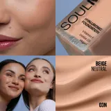 Gabriella Salvete SoulMatte Hyaluronic Foundation - Тональная основа с матовым покрытием, 30 мл, оттенок 03N Beige Neutral — фото 4