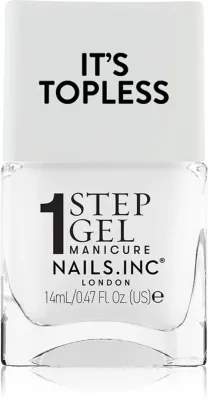 Nails Inc. It’s Topless - Гибридный лак для ногтей для долговременного эффекта, 14 мл