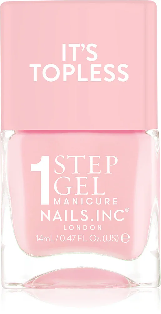 Nails Inc. It’s Topless - Гибридный лак для ногтей для долговременного эффекта, 14 мл, оттенок Sabrina