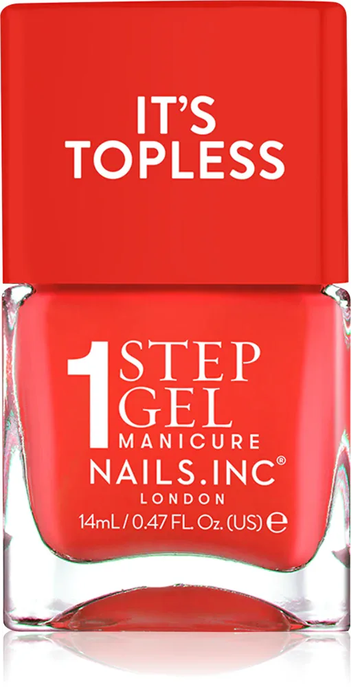 Nails Inc. It’s Topless - Гибридный лак для ногтей для долговременного эффекта, 14 мл, оттенок Jennifer