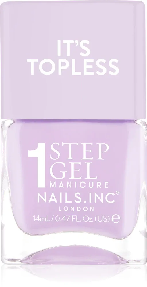 Nails Inc. It’s Topless - Гибридный лак для ногтей для долговременного эффекта, 14 мл, оттенок Hailey