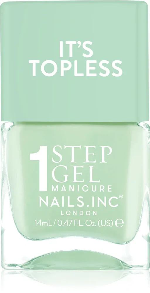Nails Inc. It’s Topless - Гибридный лак для ногтей для долговременного эффекта, 14 мл, оттенок Camilla