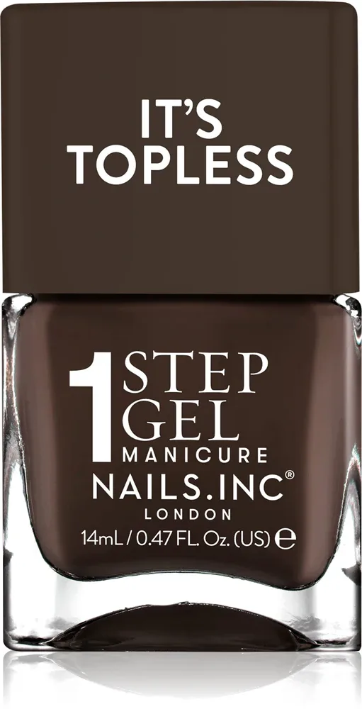 Nails Inc. It’s Topless - Гибридный лак для ногтей для долговременного эффекта, 14 мл, оттенок Kourtney