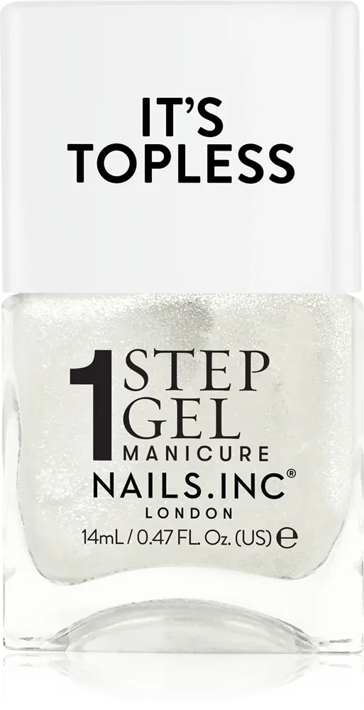 Nails Inc. It’s Topless - Гибридный лак для ногтей для долговременного эффекта, 14 мл, оттенок Sydney