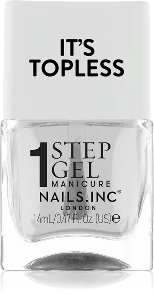 Nails Inc. It’s Topless - Гибридный лак для ногтей для долговременного эффекта, 14 мл, оттенок Mia