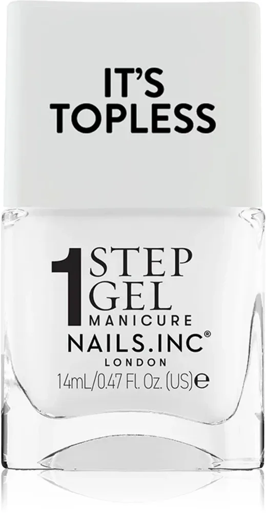 Nails Inc. It’s Topless - Гибридный лак для ногтей для долговременного эффекта, 14 мл, оттенок Reese