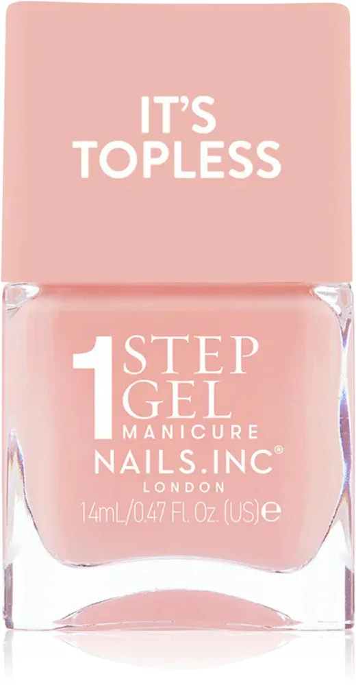 Nails Inc. It’s Topless - Гибридный лак для ногтей для долговременного эффекта, 14 мл, оттенок Trinny