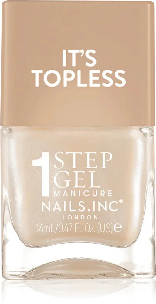 Nails Inc. It’s Topless - Гибридный лак для ногтей для долговременного эффекта, 14 мл, оттенок Demi