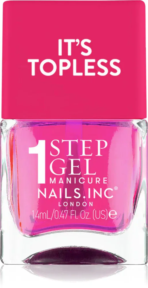 Nails Inc. It’s Topless - Гибридный лак для ногтей для долговременного эффекта, 14 мл, оттенок Thea