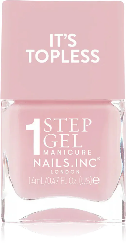 Nails Inc. It’s Topless - Гибридный лак для ногтей для долговременного эффекта, 14 мл, оттенок Florence