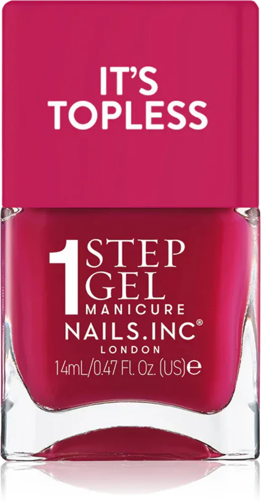 Nails Inc. It’s Topless - Гибридный лак для ногтей для долговременного эффекта, 14 мл, оттенок Kylie