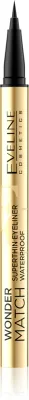 Подводка для глаз Eveline Cosmetics Wonder Match водостойкая, в форме фломастера, стойкая, 1 шт