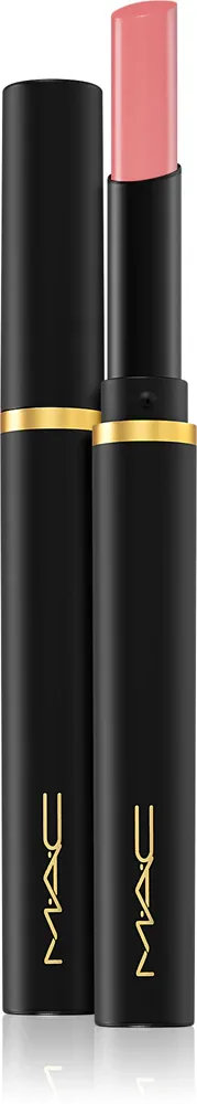 MAC Cosmetics Powder Kiss Velvet Blur Slim Stick - Матовая увлажняющая помада, 2 г, оттенок Peppery Pink