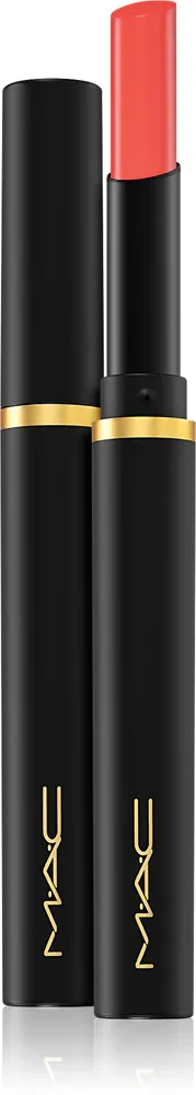 MAC Cosmetics Powder Kiss Velvet Blur Slim Stick - Матовая увлажняющая помада, 2 г, оттенок Sweet Cinnamon