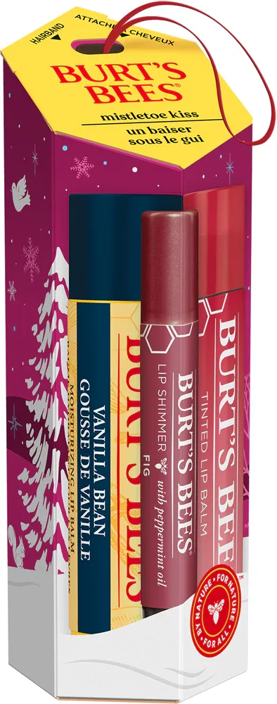 Burt’s Bees Festive Mistletoe Kiss - Подарочный набор для губ