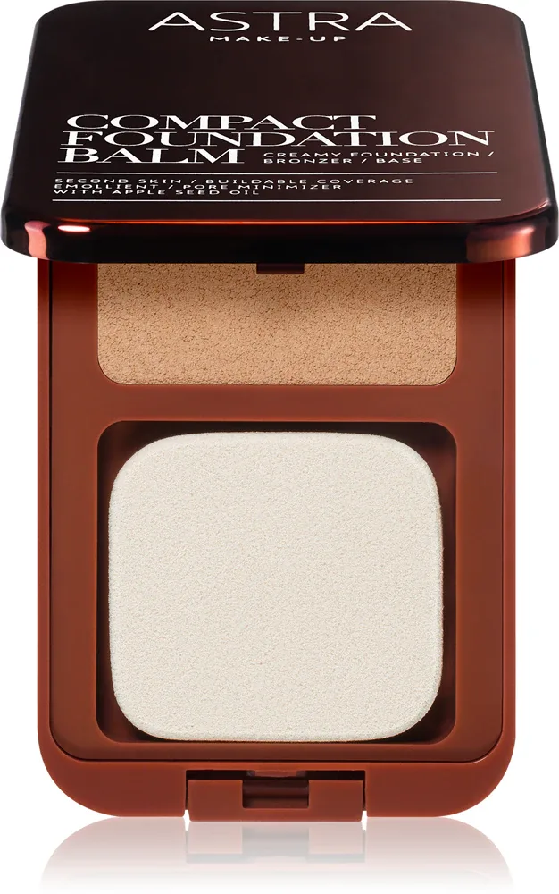 Astra Make-up Compact Foundation Balm - Кремовое тональное средство в компактной упаковке, 7.5 г, оттенок 03 Light/Medium