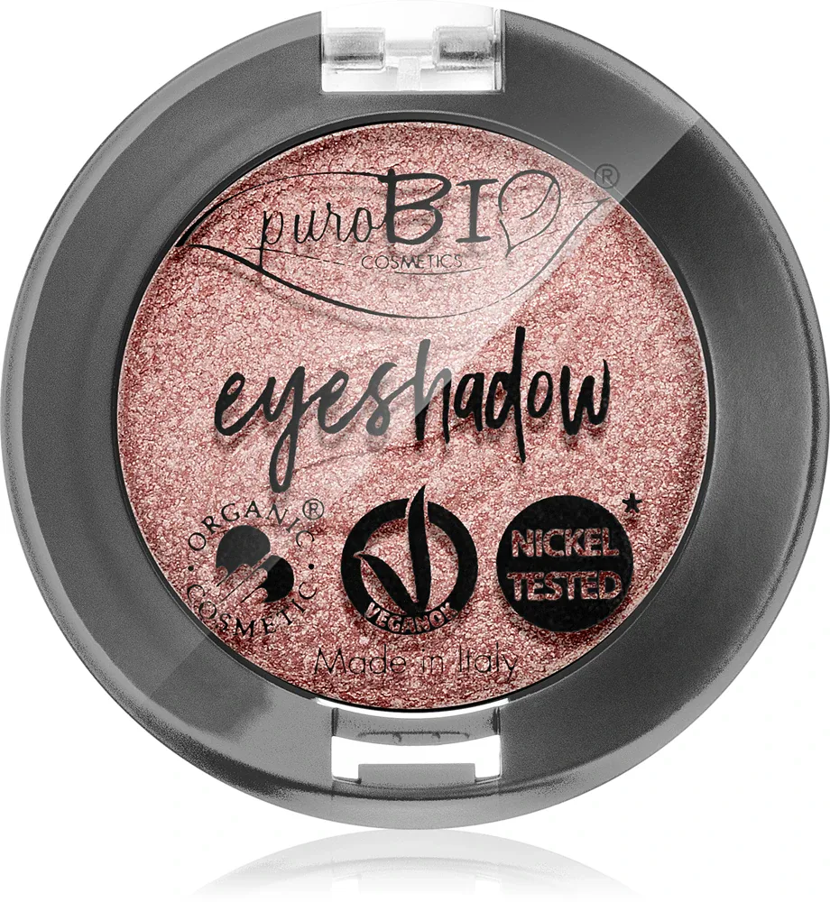 puroBIO Cosmetics Compact Eyeshadows - Тушь для ресниц, 2.5 г, оттенок 25 Pink