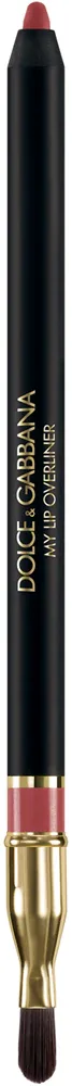 Dolce&Gabbana Classic My Lip Overliner - Карандаш для губ с кисточкой, 1.2 г, оттенок 07 My Crimson Red - Muted Dark Pink Rosy Red