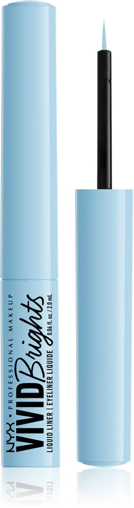 NYX Professional Makeup Vivid Brights - Подводка для глаз: eyeliner w plynie, 2 мл, оттенок 06 Blue Thang