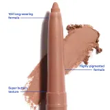 3INA The Automatic Lip Pencil - Карандаш для губ, 0.35 г, оттенок 502 - Almond Beige — фото 3