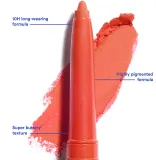 3INA The Automatic Lip Pencil - Карандаш для губ, 0.35 г, оттенок 232 Hot coral — фото 3