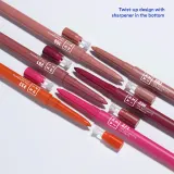 3INA The Automatic Lip Pencil - Карандаш для губ, 0.35 г, оттенок 390 - Dark Plum — фото 7