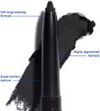 3INA The Automatic Lip Pencil - Карандаш для губ, 0.35 г, оттенок 900 - Pure black — фото 3
