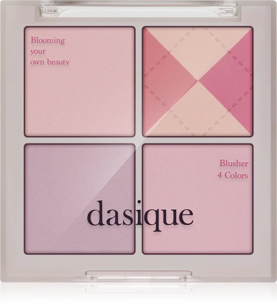 Dasique Blending Mood Cheek - Палетка роз для здорового вида, 10 г, оттенок 05 Violet Knit