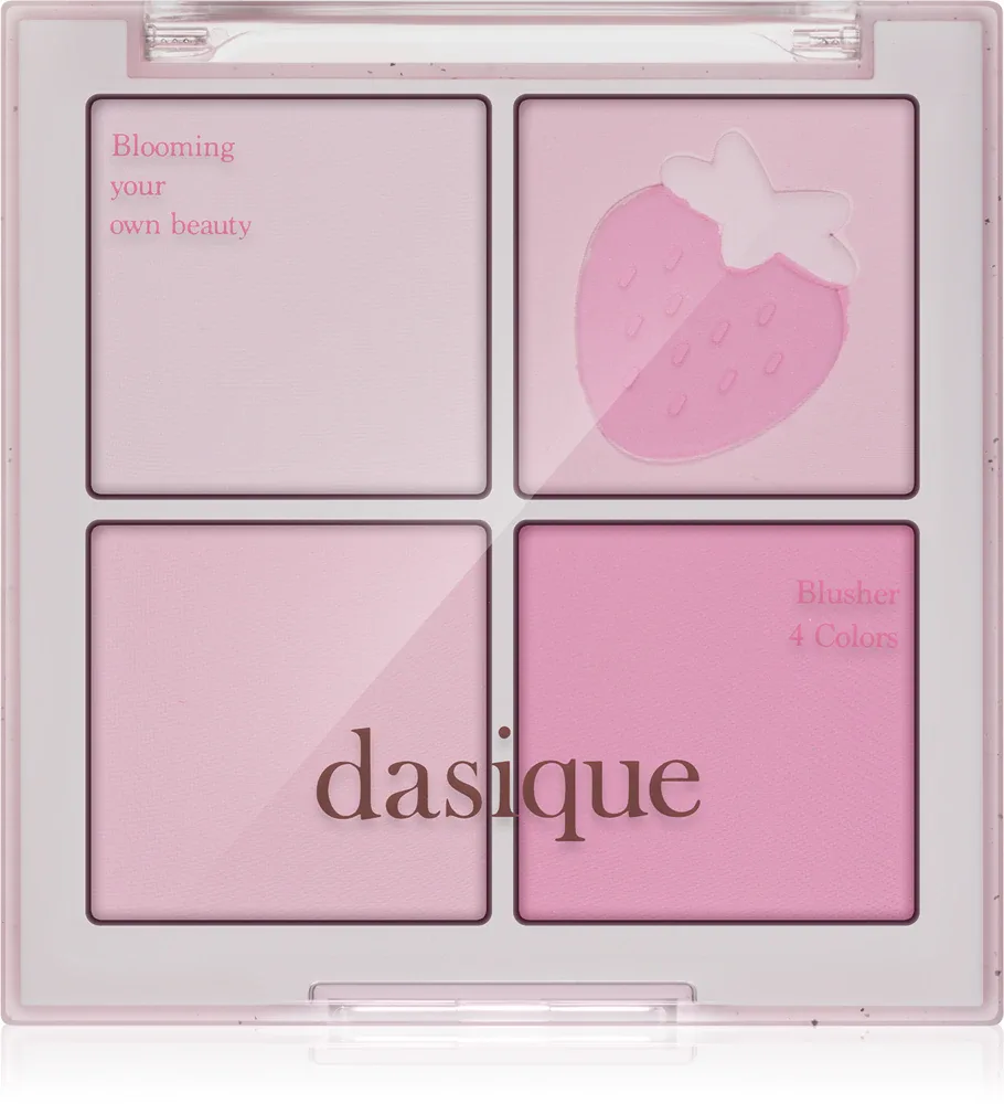 Dasique Blending Mood Cheek - Палетка роз для здорового вида, 10 г, оттенок 06 Berry Smoothie
