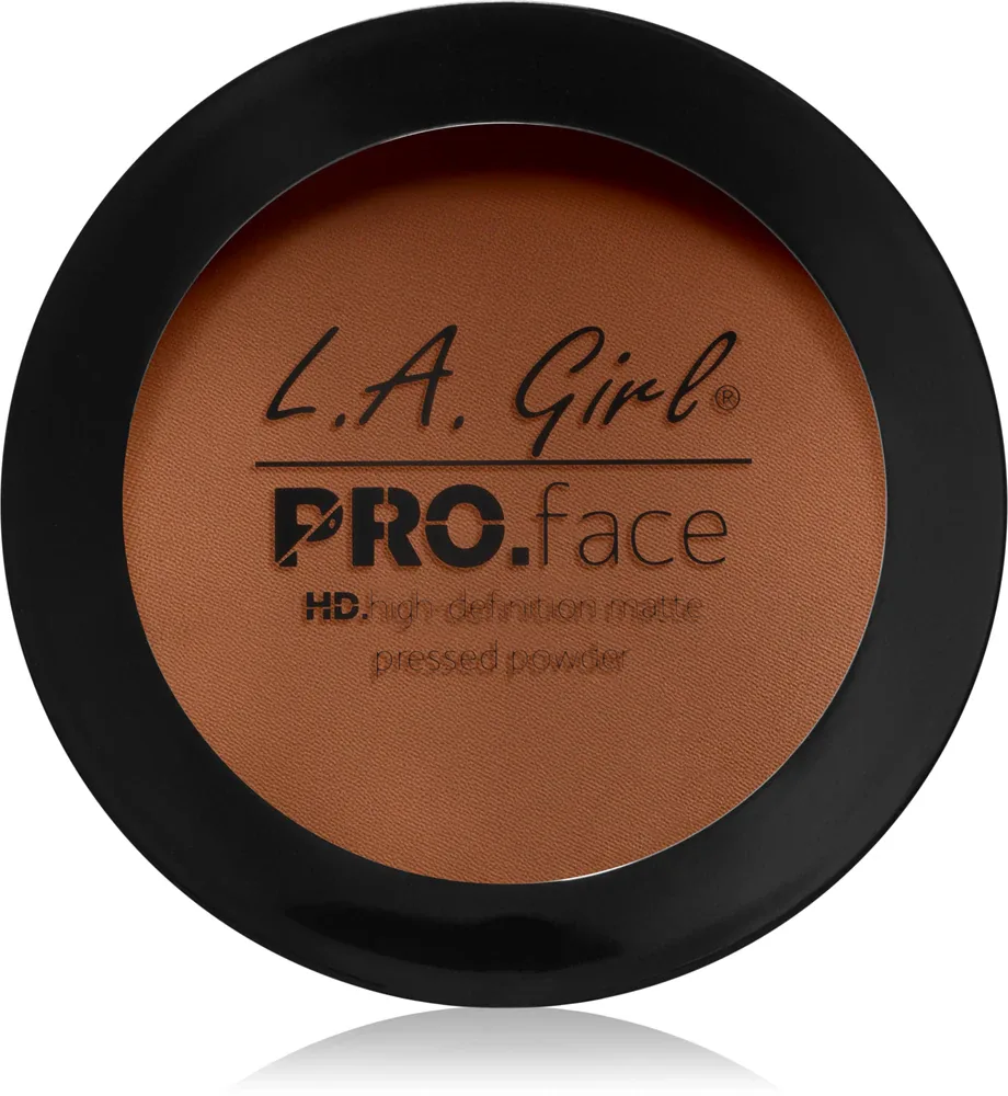 L.A. Girl Cosmetics PRO. Face HD - Пудра в компакте с матовым покрытием, 7 г, оттенок Warm Caramel