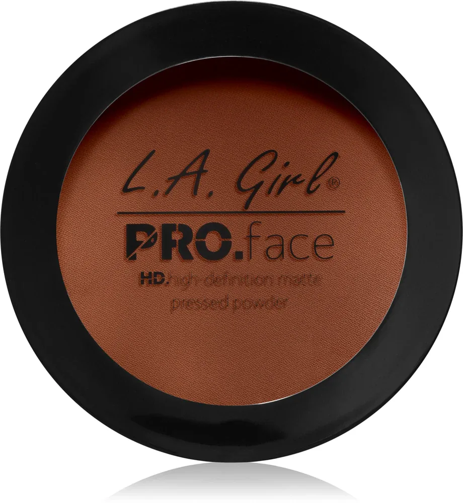 L.A. Girl Cosmetics PRO. Face HD - Пудра в компакте с матовым покрытием, 7 г, оттенок Chestnut