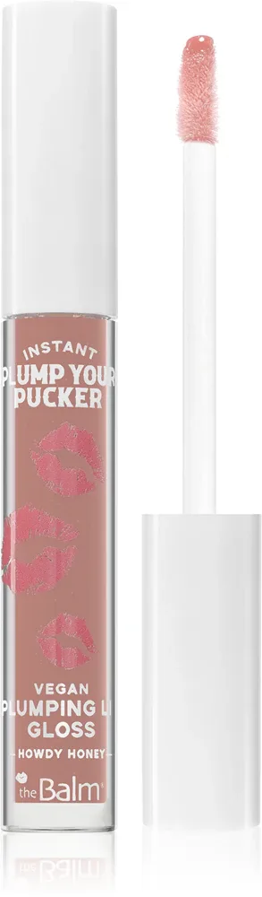 theBalm Plump Your Pucker Lip Gloss - Блеск для губ, придающий объем, 2.7 мл, оттенок Howdy Honey