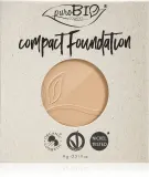puroBIO Cosmetics Compact Foundation - Компактное порошковое тональное основание сменный картридж SPF 10, 9 г, оттенок 02 — фото 1