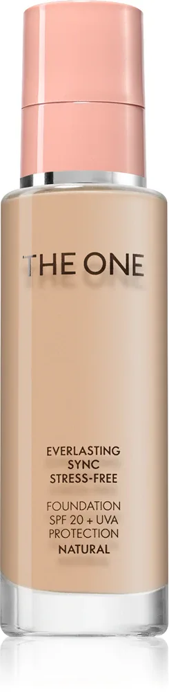 Oriflame The One Everlasting Sync Stress-Free - Тональная основа с защитным фактором SPF 20, 30 мл, оттенок Porcelain