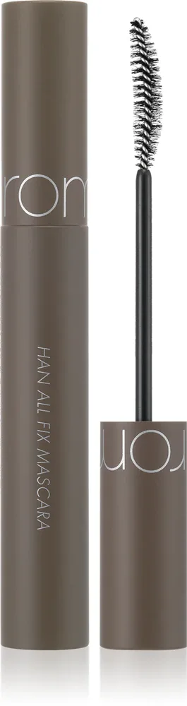 rom&nd Han All Fix Mascara - Долговременная тушь для ресниц для объема и эффекта более густых ресниц, 7 г, оттенок L02 Long Ash