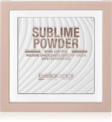 bellaoggi Sublime Powder Shine Control - Прозрачная компактная пудра с матовым финишем, 9 г