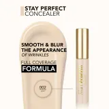 flormar Stay Perfect Concealer - Корректор в жидкой текстуре, 12.5 мл, оттенок 002 Light — фото 3