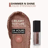 flormar Shimmer & Shine Liquid Shadow - Блестящие тени для век в жидкой форме, 4.5 мл, оттенок 02 Soft Lilac — фото 3