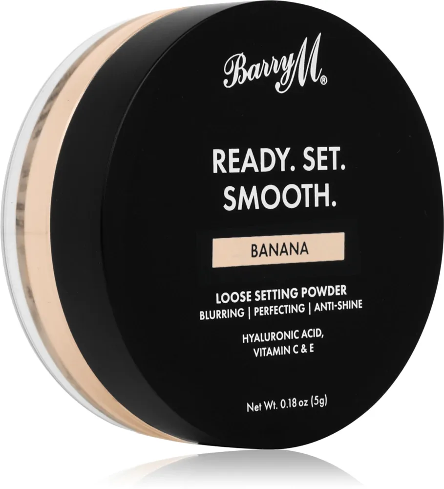 Barry M Ready Set Smooth - Матирующая пудра для лица, 5 г, оттенок Banana