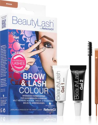 Краска для бровей и ресниц RefectoCil BeautyLash Brow Lash Colour стойкая, коричневая, 1 шт
