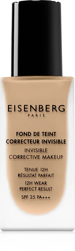 EISENBERG Le Maquillage Fond De Teint Correcteur Invisible - Тональная основа с SPF 25 для естественного вида, 30 мл, оттенок 03 Natural Doré / Natural Golden