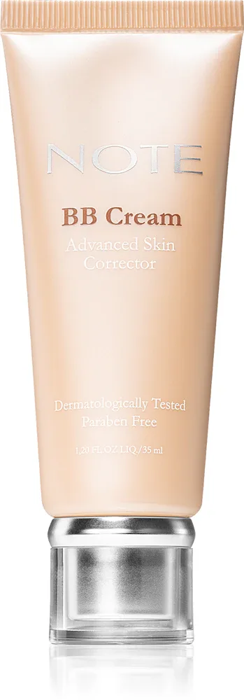 BB крем Note Cosmetique BB Advanced Skin Corrector, с SPF, высокое покрытие, 30 мл, оттенок 02